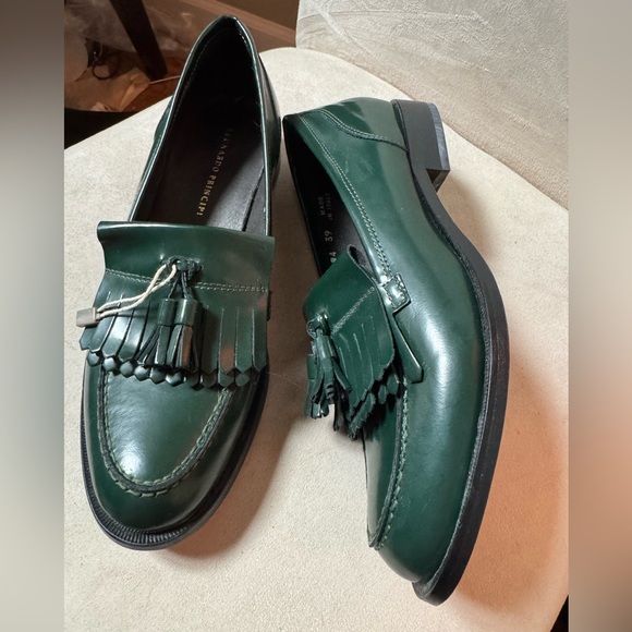 Leonardo Principi Tassel Leather Loafers - Picture 2 of 6